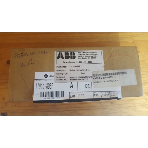 DeviceNet I/O Module NEW