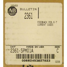 ALLEN BRADLEY PCB R-T Current Code DC Drive Control Module 2361 SPM01A