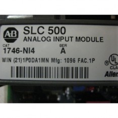 SLC 500 1746-NI4 SER. B INPUT MODULE *NEW IN BOX*