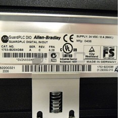 GUARDPLC DIGITAL I/O 1753-IB20XOB8 SER. A NEW 1753IB20XOB8